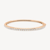 Round Cut Diamond Tennis Bangle