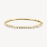 Round Cut Diamond Tennis Bangle