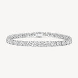 Round Cut Diamond Tennis Bracelet in Four-Prong Setting