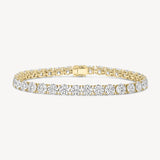 Round Cut Diamond Tennis Bracelet in Four-Prong Setting