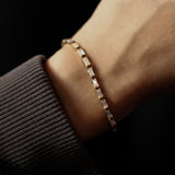 Baguette Cut Diamond Tennis Bracelet