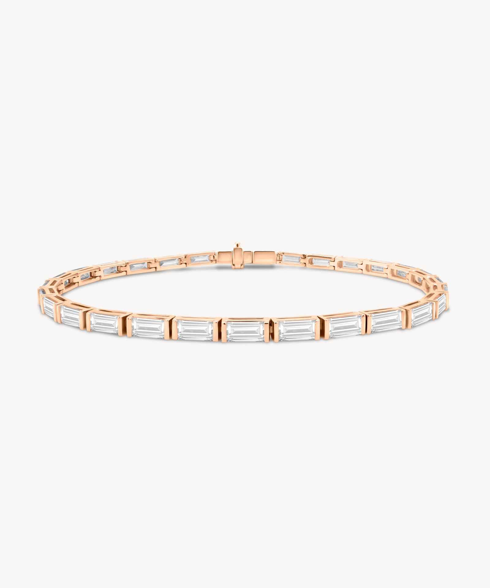 Baguette Cut Diamond Tennis Bracelet
