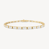 Baguette Cut Diamond Tennis Bracelet