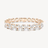 Marquise and Pear Cut Diamond Butterfly Bracelet