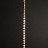 Emerald Cut Diamond Bezel Tennis Bracelet