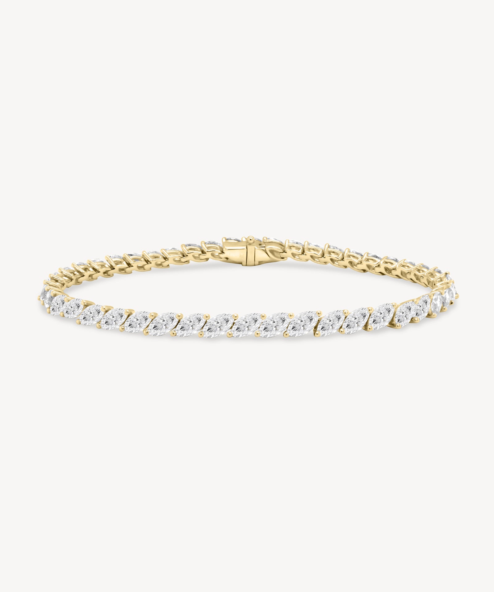 Marquise Cut Diamond Tennis Bracelet
