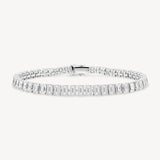 Emerald Cut Diamond Tennis Bracelet