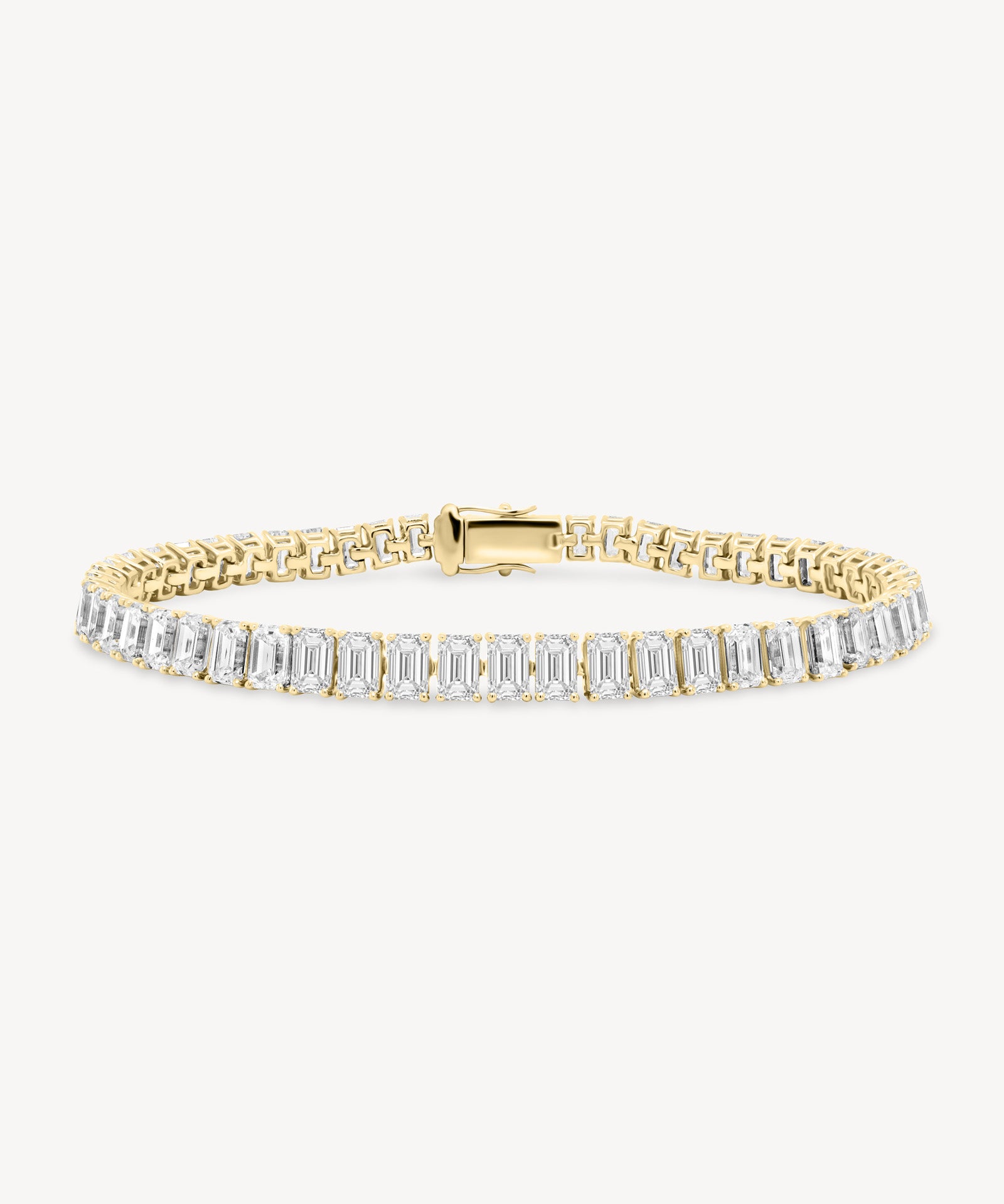 Emerald Cut Diamond Tennis Bracelet