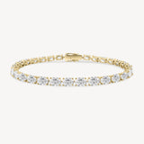 East-West Oval Cut Diamond Tennis Bracelet