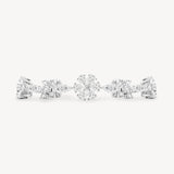 Diamond Flower Station Bracelet