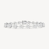 Pear Cut Diamond Tennis Bracelet