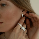 Bold Multi-Row Diamond Ring
