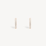 Diamond Pavé Huggie Earrings