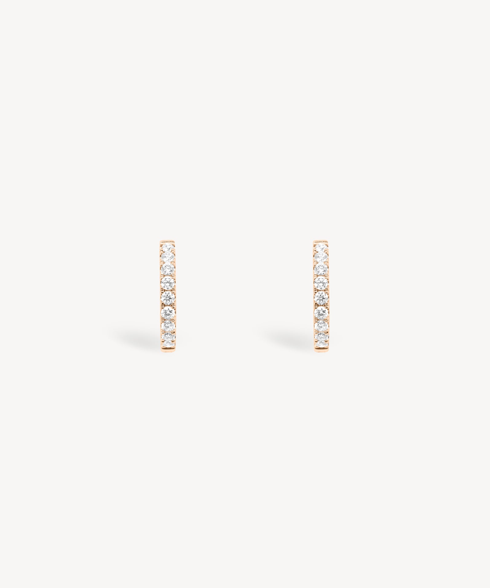 Diamond Pavé Huggie Earrings