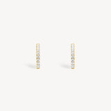 Diamond Pavé Huggie Earrings
