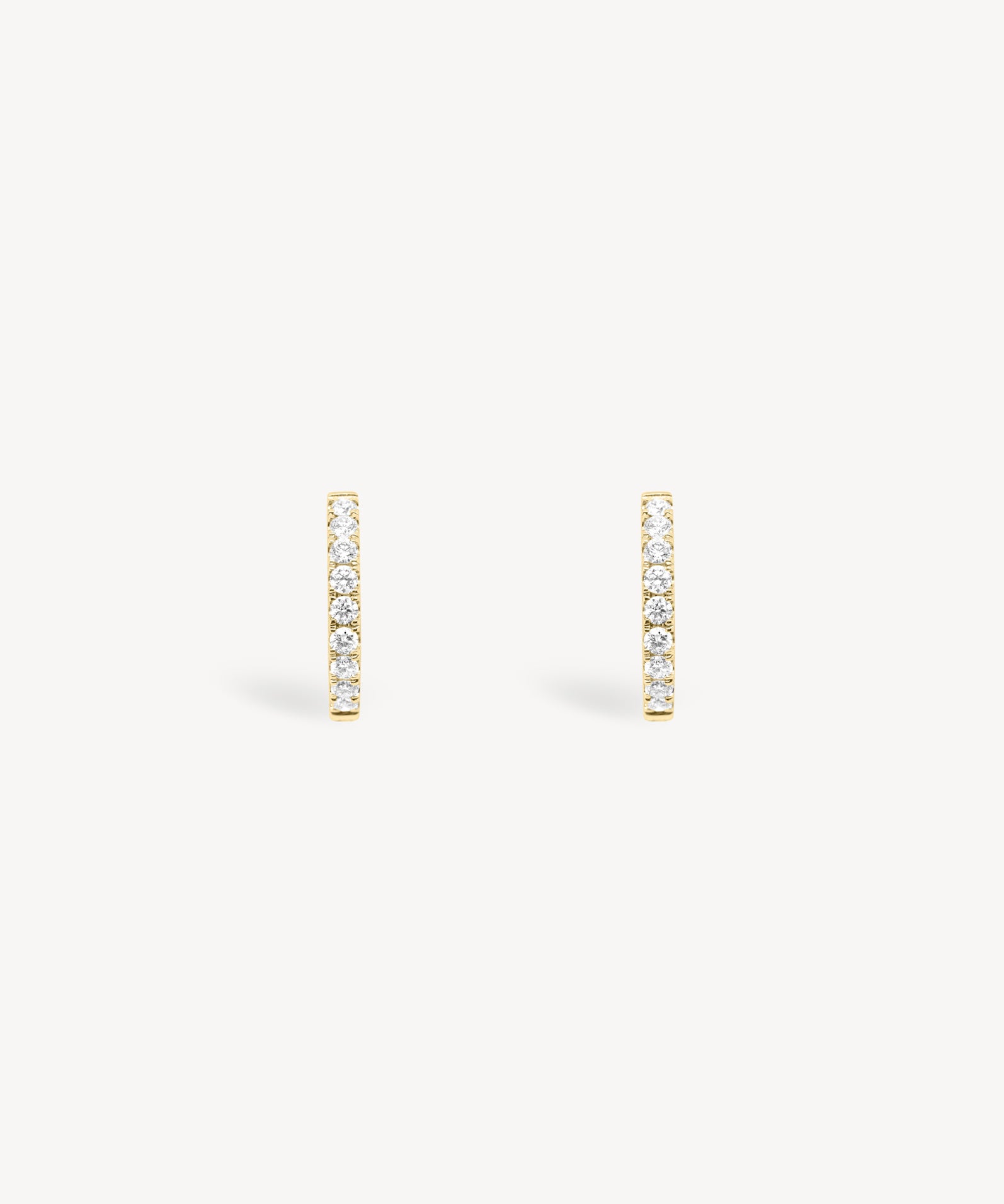 Diamond Pavé Huggie Earrings