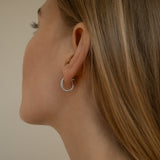 Tapered Diamond Pavé Huggie Earrings