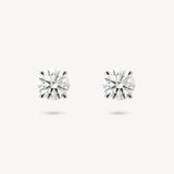 Round Cut Diamond Solitaire Stud Earrings