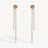Front-to-Back Diamond Drop Earrings