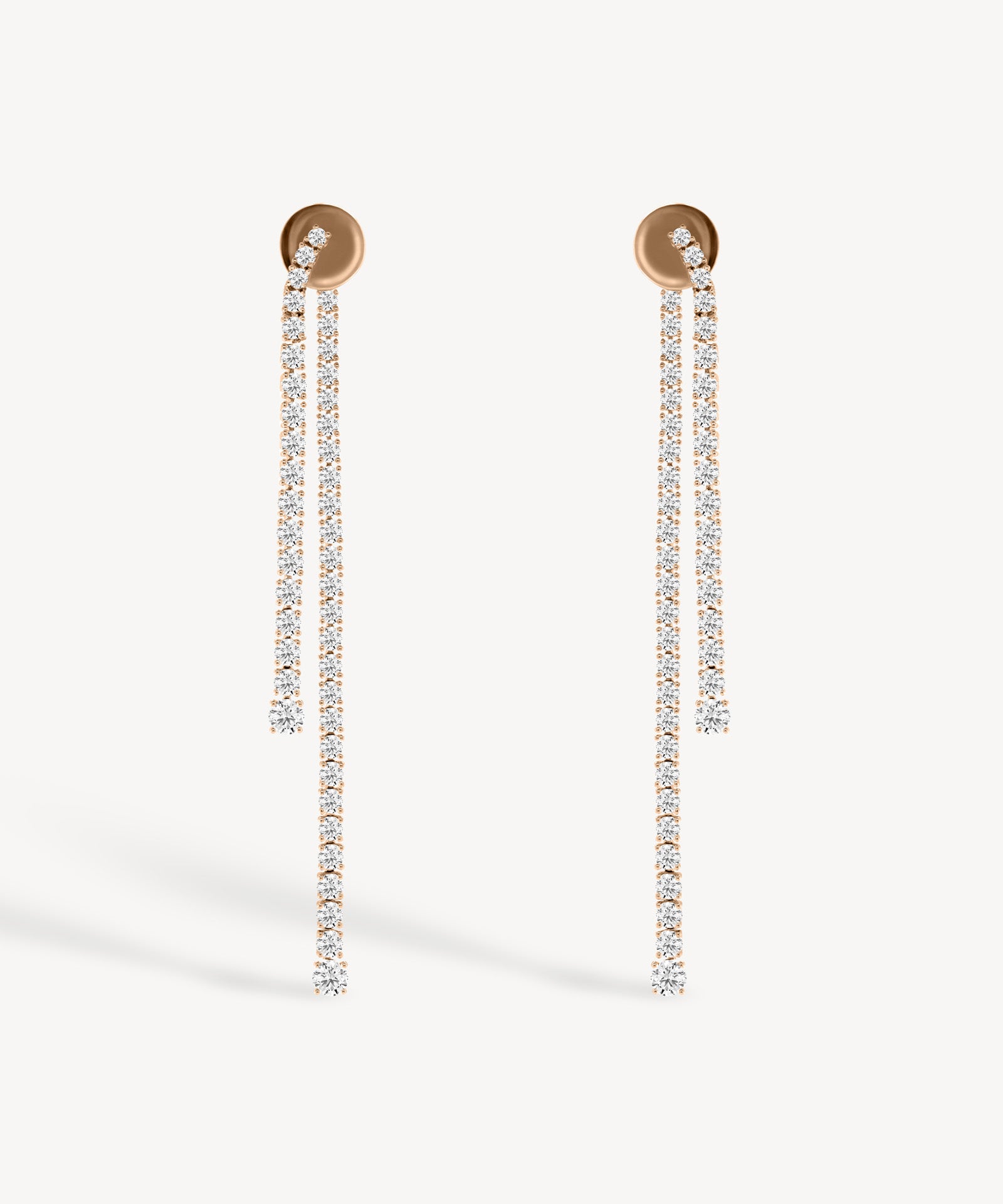 Front-to-Back Diamond Drop Earrings