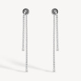 Front-to-Back Diamond Drop Earrings