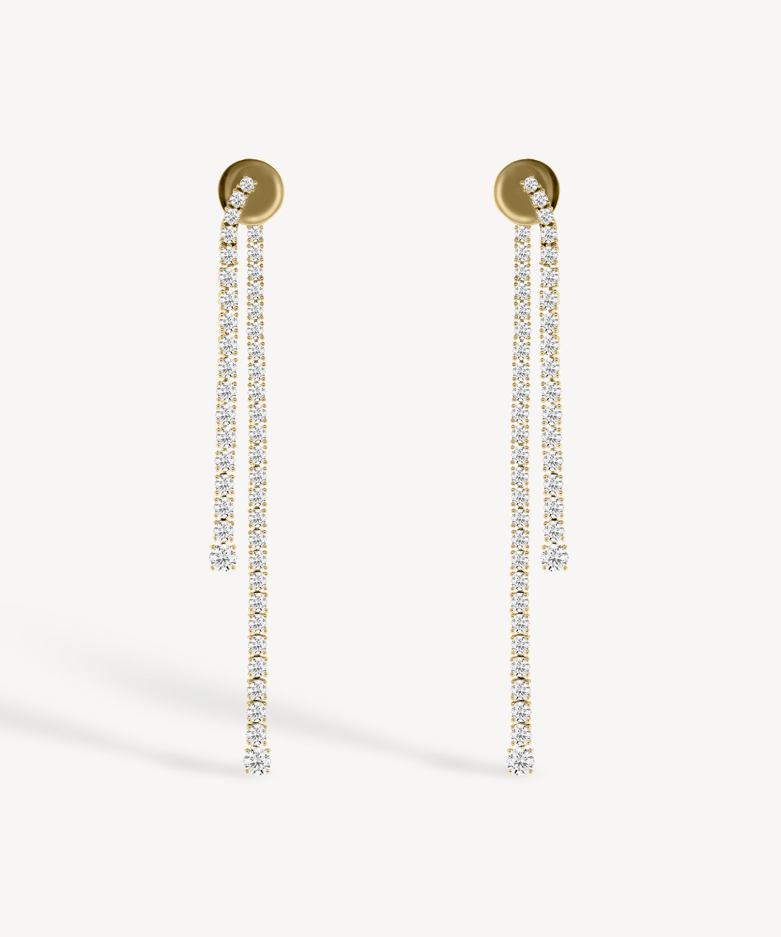 Front-to-Back Diamond Drop Earrings