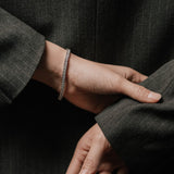 Princess Cut Diamond Tennis Bracelet in Channel Setting