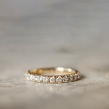 Round Cut Diamond Eternity Ring in Split Prong Setting