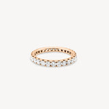 Round Cut Diamond Eternity Ring in Split Prong Setting