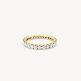 Round Cut Diamond Eternity Ring in Split Prong Setting