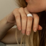 Multi-Row Diamond Pavé Ring