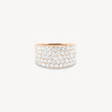 Multi-Row Diamond Pavé Ring
