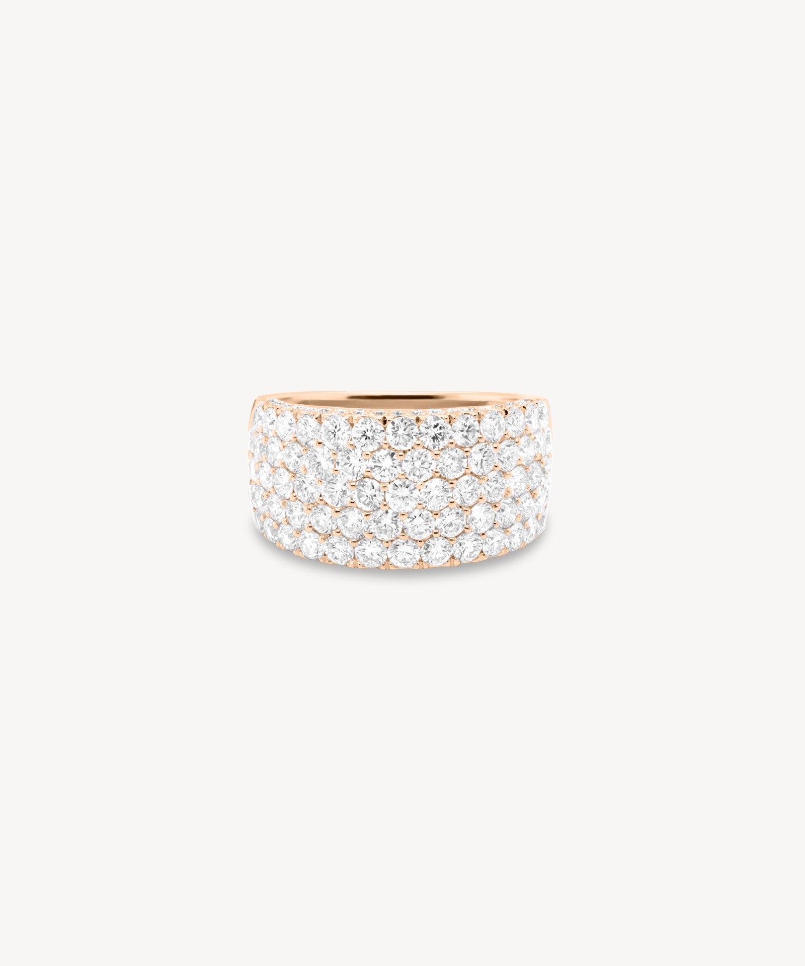 Multi-Row Diamond Pavé Ring