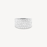 Multi-Row Diamond Pavé Ring
