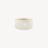 Multi-Row Diamond Pavé Ring