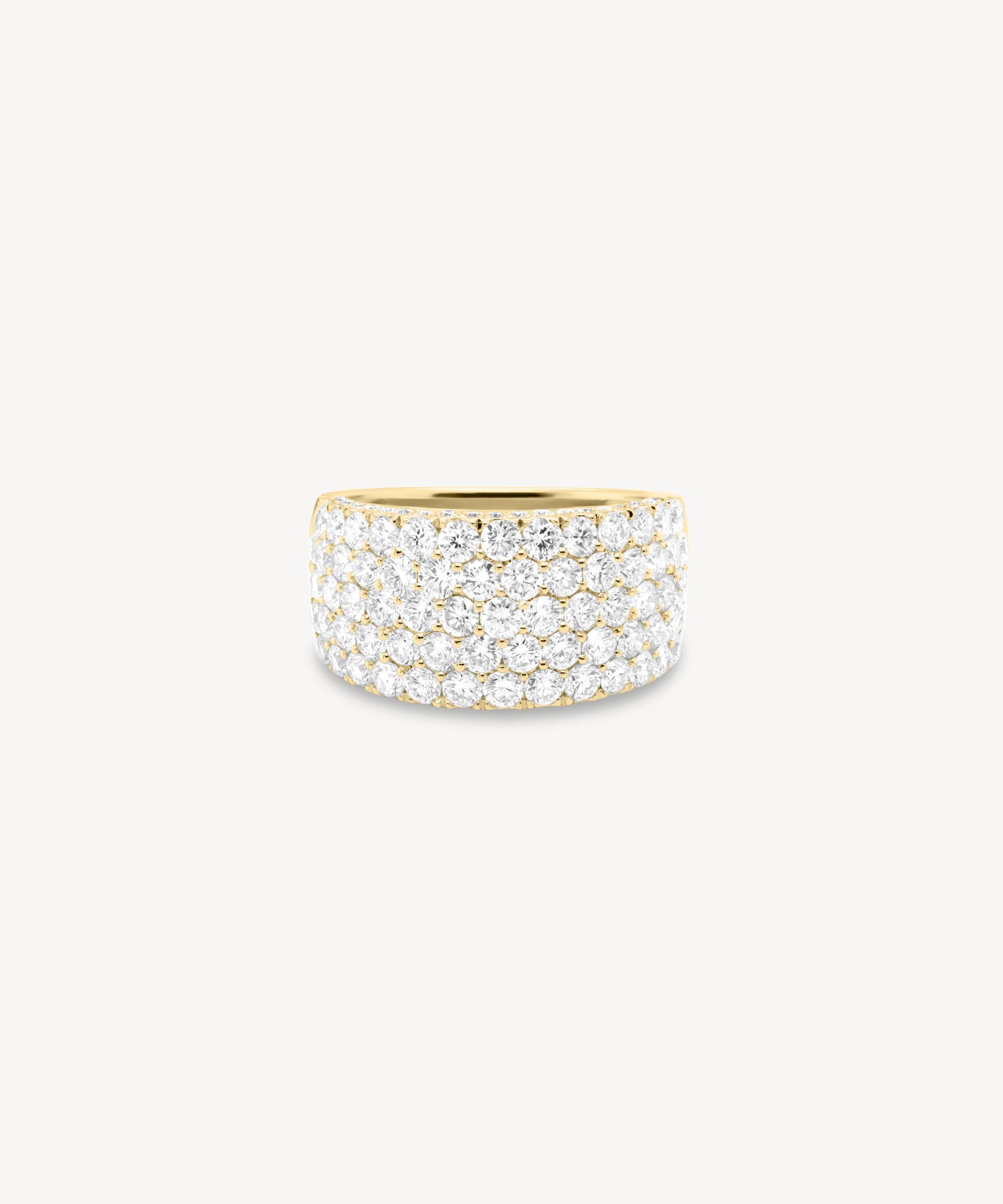 Multi-Row Diamond Pavé Ring