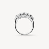 Bold Multi-Row Diamond Ring
