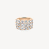 Bold Multi-Row Diamond Ring