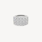 Bold Multi-Row Diamond Ring