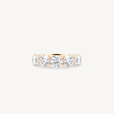 0.5ct Round Cut Diamond Half Eternity Ring