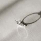 Medium Oval Cut Diamond Pavé Ring