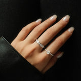 Medium Oval Cut Diamond Pavé Ring