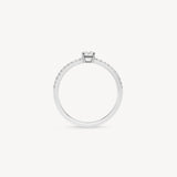 Mini Round Cut Diamond Pavé Ring