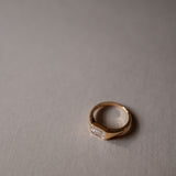 Radiant Cut Diamond Signet Ring