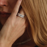 Baguette and Round Cut Diamond Eternity Ring