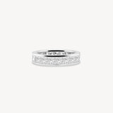 Princess Cut Diamond Eternity Ring in Channel Setting