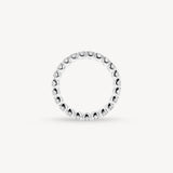 Round Cut Diamond Eternity Ring in U-Prong Setting