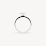 Mini Heart Shape Diamond Pavé Ring