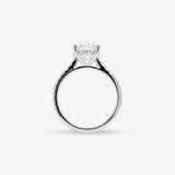 Marquise Cut Diamond Pavé Ring in Cathedral Setting with Hidden Halo