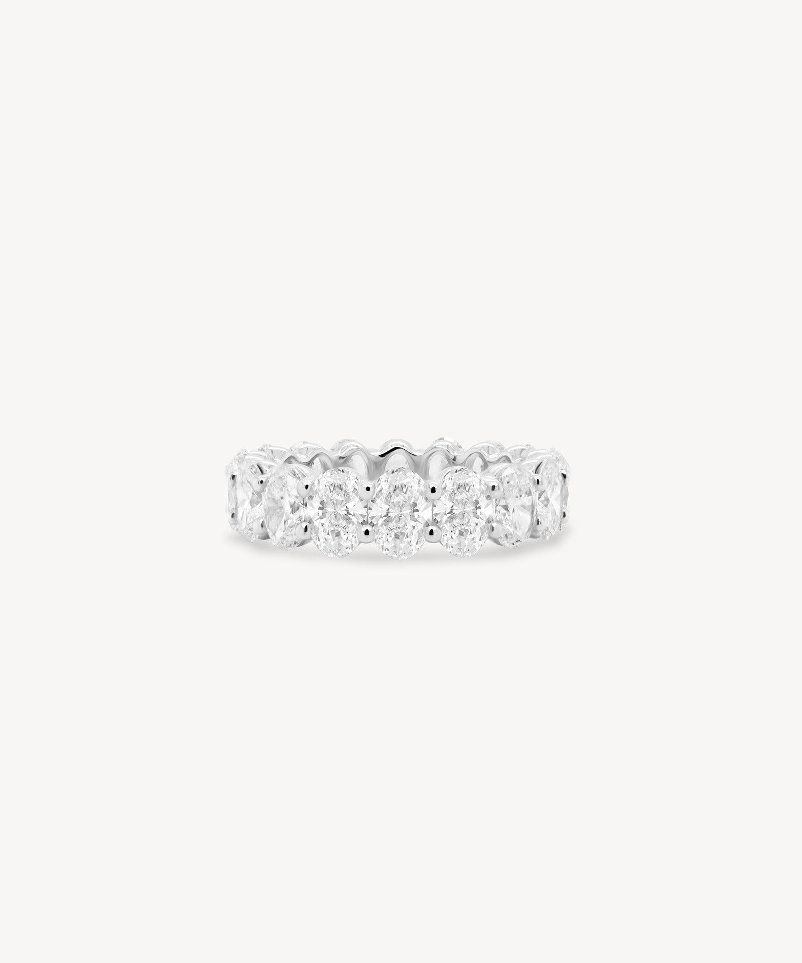 Oval Cut Diamond Eternity Ring